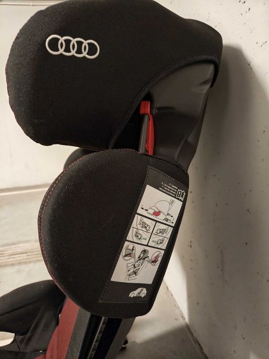 Fotelik Audi Takata 15-36 kg ISOFIX oryginalny regulowany zagłówek