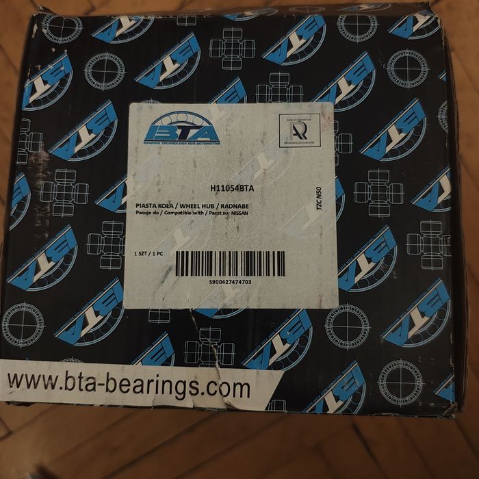 Підшипник ступиці колеса, комплект H11054BTA, Navara