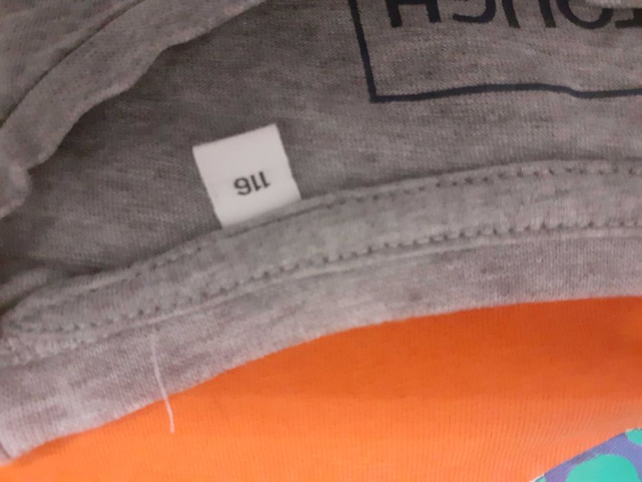 zestaw bluzek krótki rękaw  r. 116