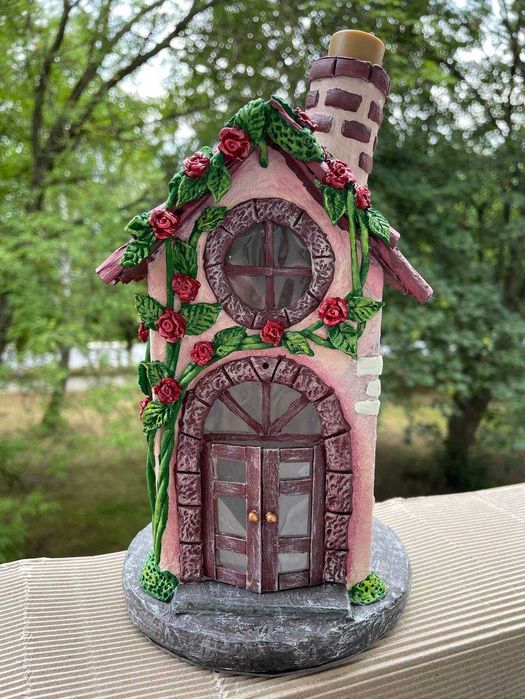 Світильник-нічник крафтовий, будиночок