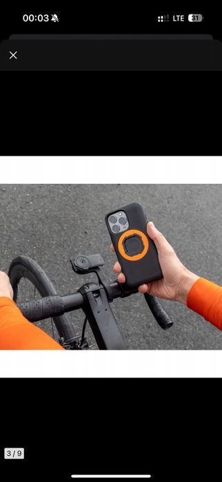 Etui Quad Lock mag case iphone 16 pro+uchwyt na telefon do kierownicy
