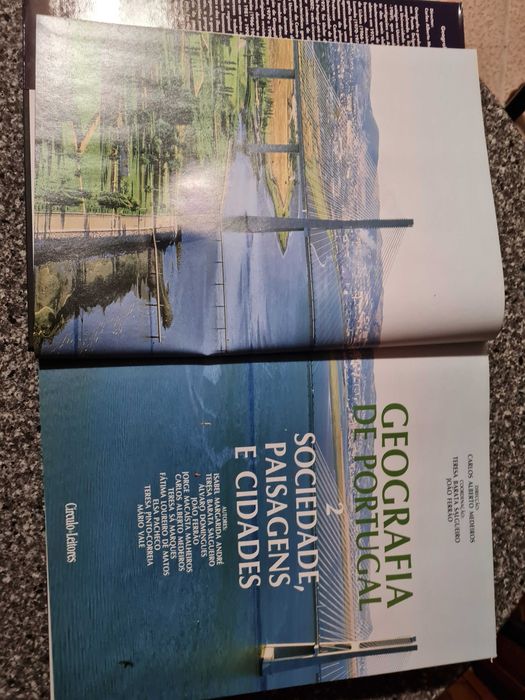 Livros de Geografia de Portugal-  Carlos Rodrigues