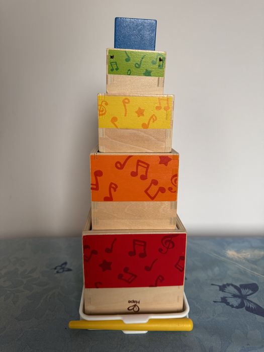 Hepe układanka muzyczna, klocki, instrumenty, zabawki