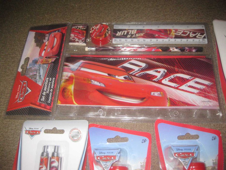 Pack Escolar "Carros" Novos e Embalados!