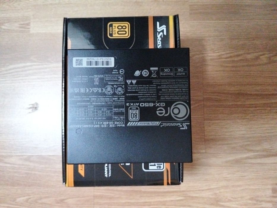Seasonic Core GX-650 650W 80+ Gold ATX 3.1 Ready (Na Caixa Original)