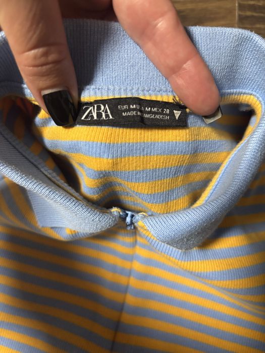 Топ поло Zara на розмір S