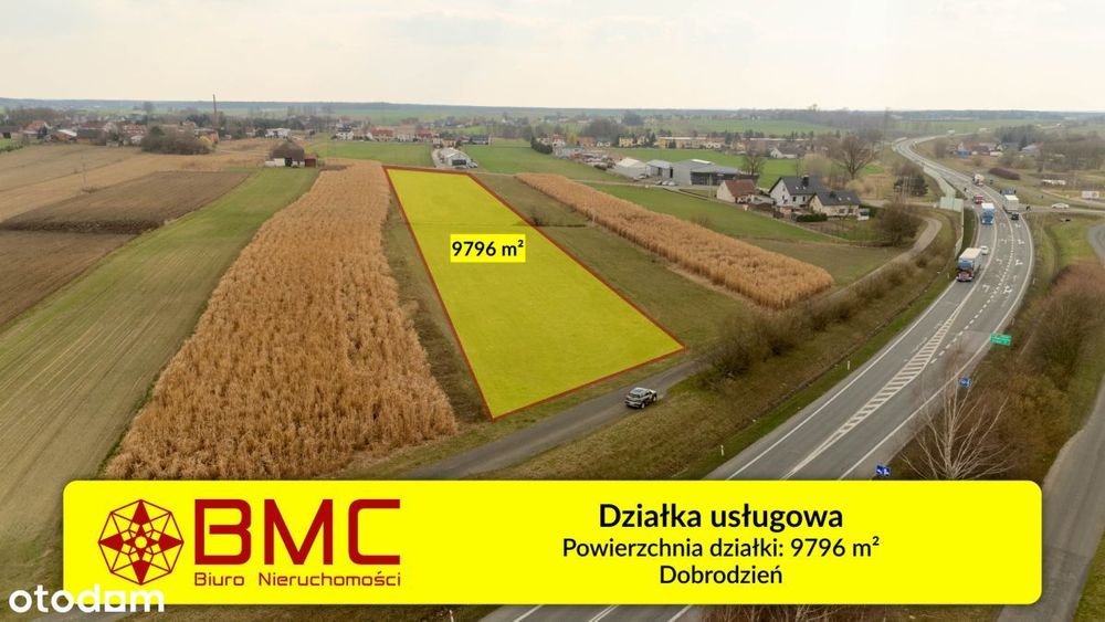 Działka usługowa Dobrodzień