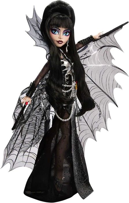 Лялька Монстер Хай Ельвіра Володарка темряви Monster High Doll, Elvira, Mistress of The Dark Skullector HYV99 Mattel Оригінал