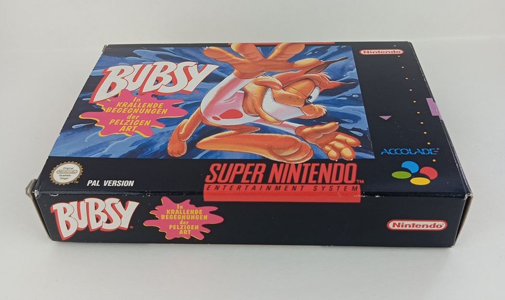 Bubsy super nintendo versão PAL