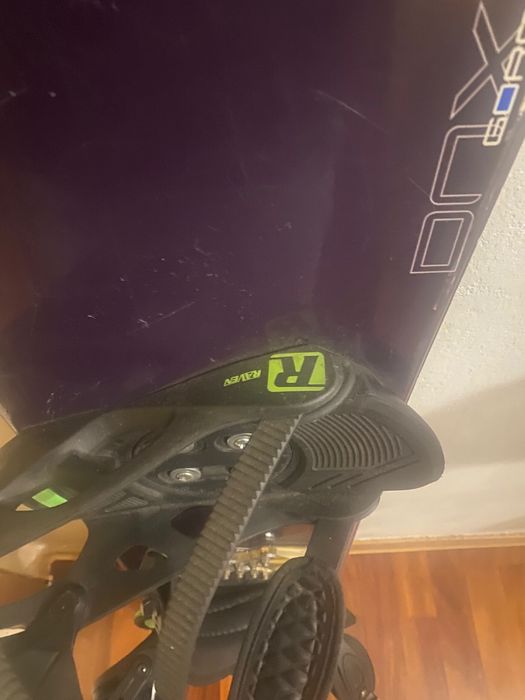 Deska snowboardowa 130cm z wiązaniami