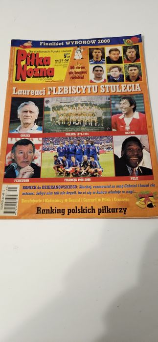 Tygodnik Stara Gazeta piłkarska Piłka nożna 2000  plakaty  sprzed 25 l