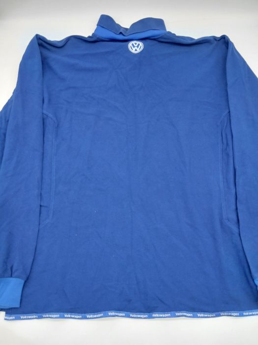 Polo manga comprida azul homem Volkswagen XL