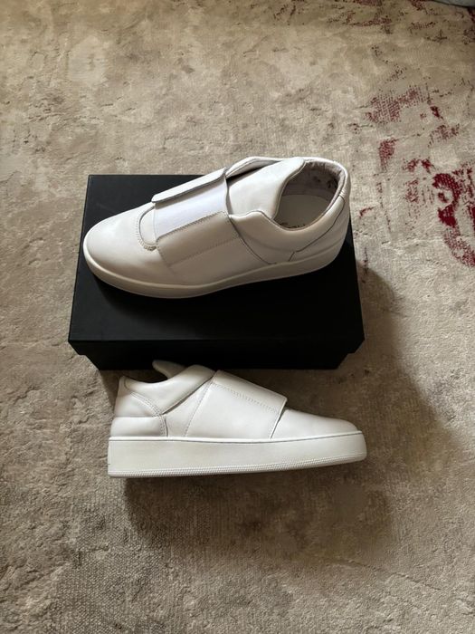 Sapatilha - Filling Pieces Slip - On White Leather Sneakers