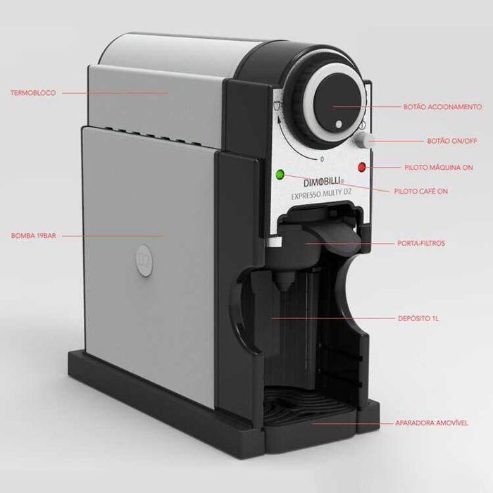 Máquina de Café Expresso 3em1 100% nova