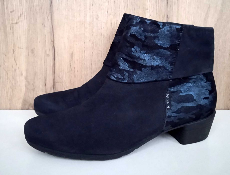 Французькі ботильйони, демі черевики, напівчеревики нубук, р. 40.5