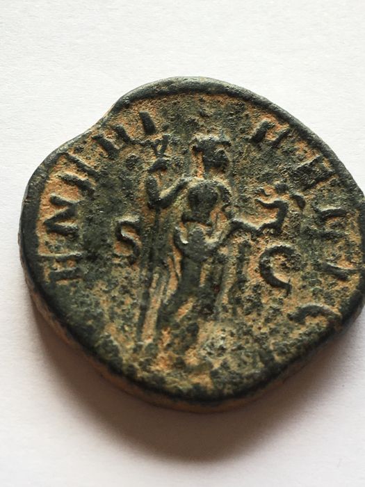 Moeda Romana Sextercio Julia Mamaea