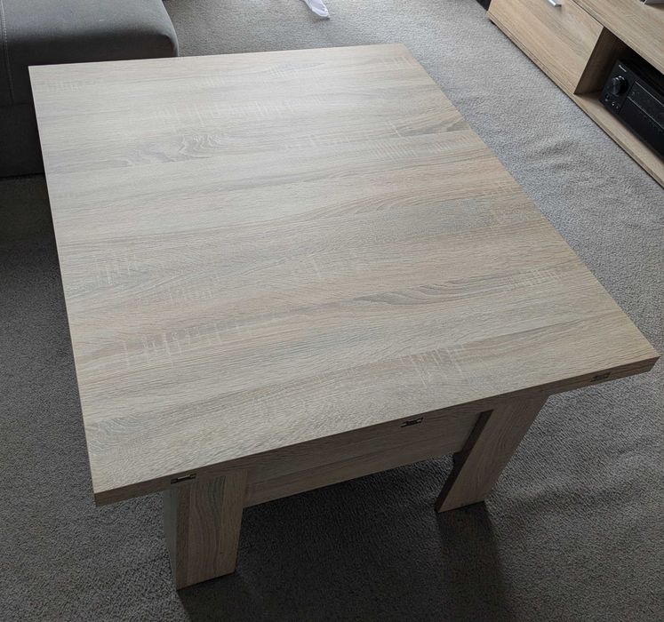 Ławostół OSLO – dąb sonoma – rozkładany i podnoszony 80x90x48,5