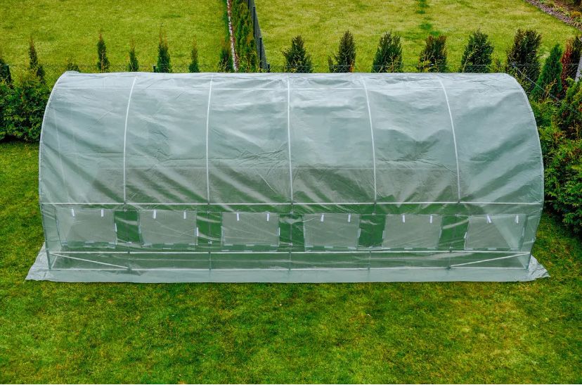 ПОЛЬША! Теплица садовая парник для огорода с окнами. Теплиця плівка