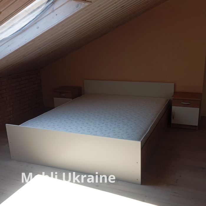 Двуспальная кровать + матрас в наличии на складе в Днепре! Быстрая доставка, выгодные цены и гарантия качества. Выбирайте комфортный сон уже сегодня!