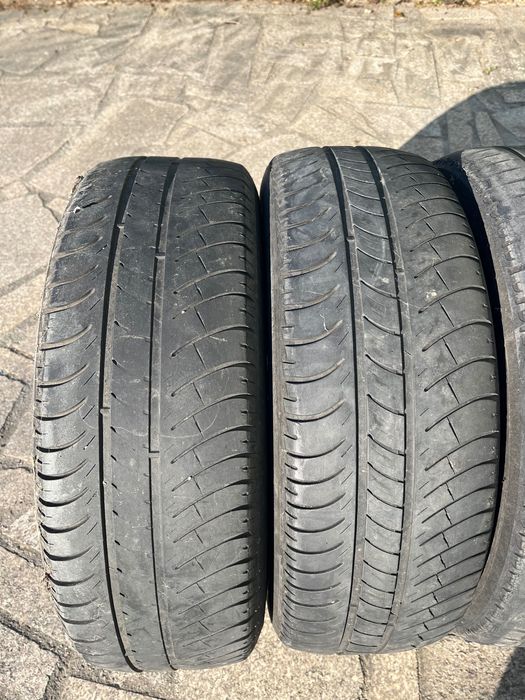 4 jantes de ferro c/pneus + tampões originais VW