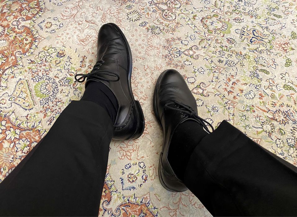 Туфли кожаные RESPECT р. 42, черевики шкіряні, оксфорды