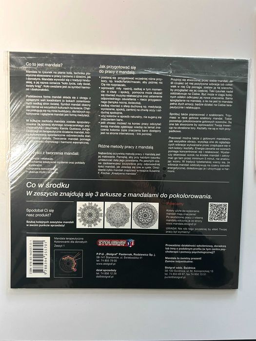 Mandala terapeutyczna Kolorowanki dla dorosłych