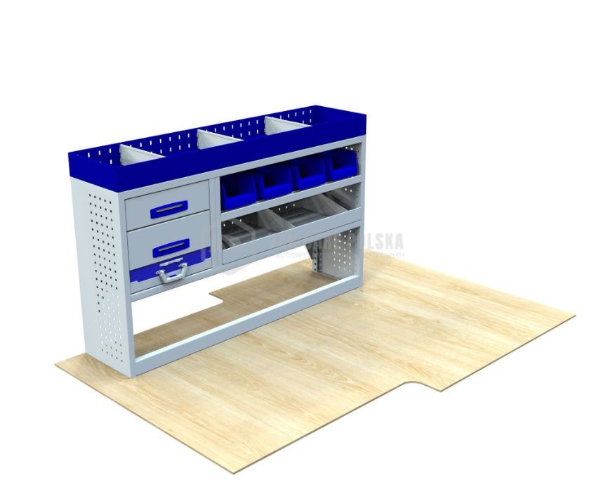 Zabudowa warsztatowa do busa komplet