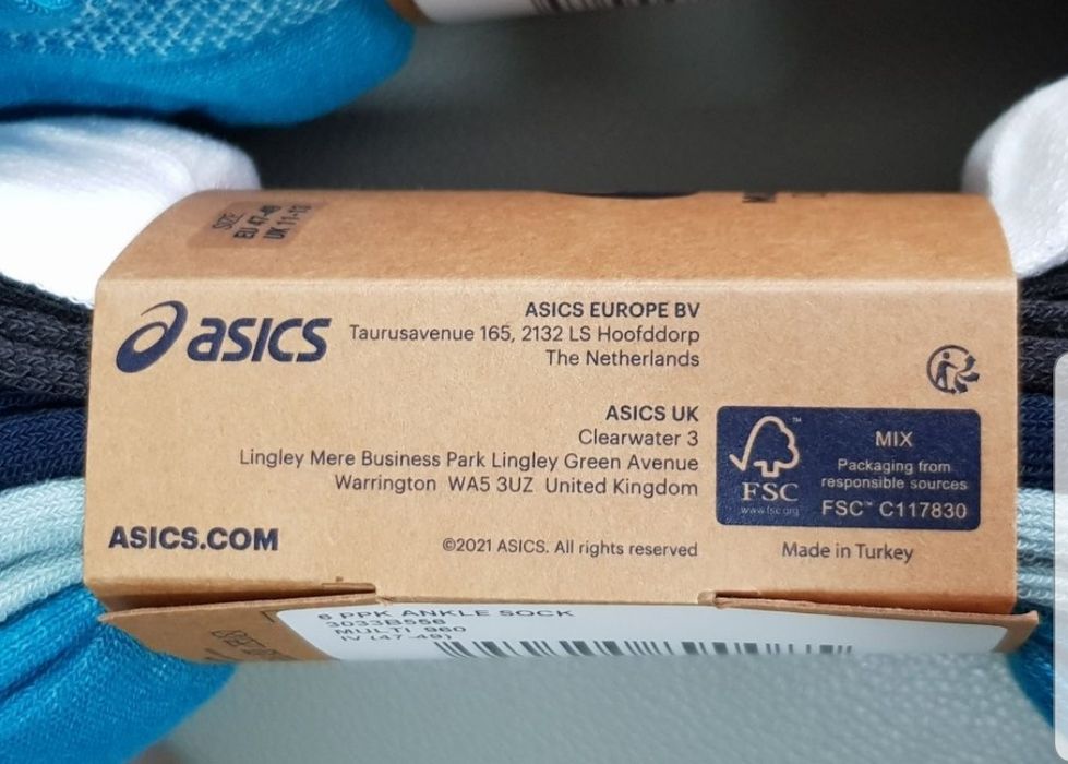 Носки ASICS (47-49) 6ppk