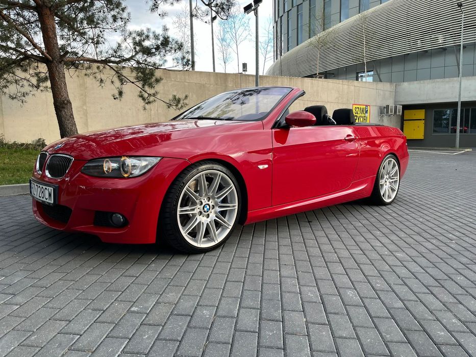 BMW Seria 3 BMW E93 330i Cabrio | Karmesinrot
