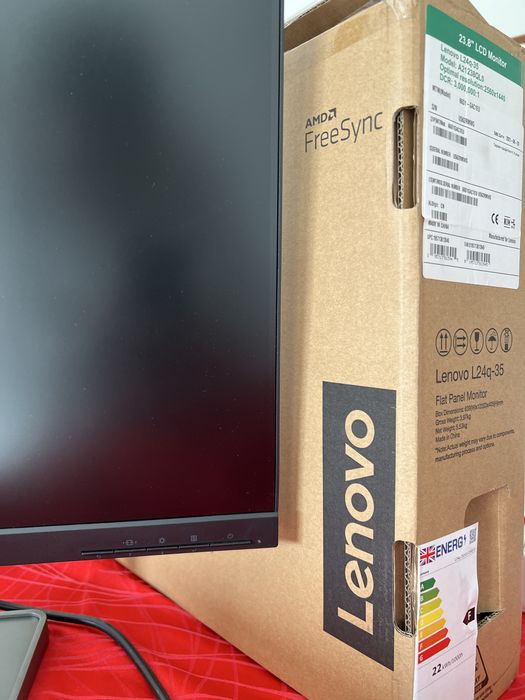 Monitor QHD Lenovo L24q-35 como novo