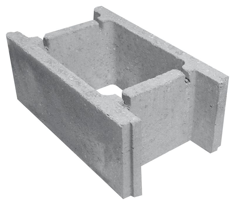 Betonowy pustak szalunkowy / kostka szalunkowa 49x30x20 cm