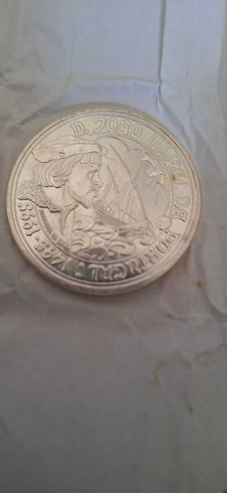 1.000 escudos PRATA, D JOÃO II, 1995