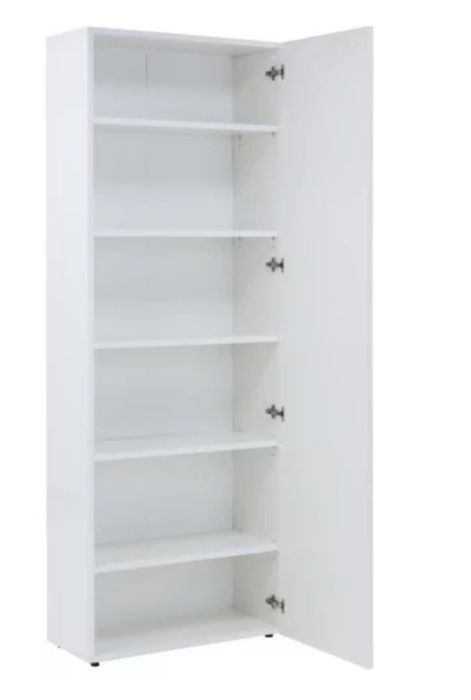 Agata Meble Biblioteczka duża CORE WHITE regał MDF połysk