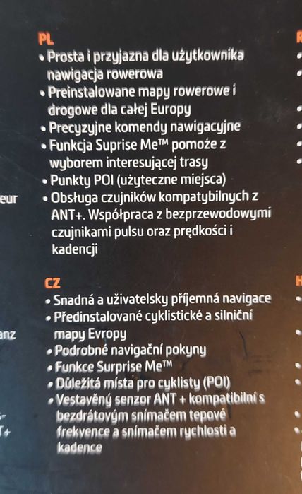 Nawigacja rowerowa MIO Cyclo 215