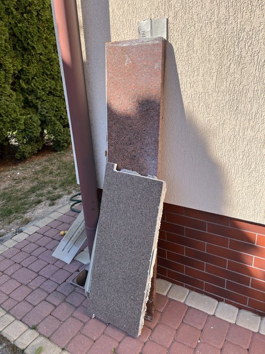 Parapet kamienny 85 cm x 34,5 cm, 148cm x 30cm