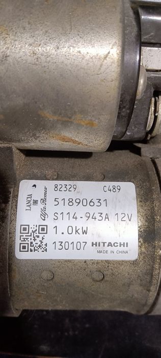Motor de arranque Fiat 500 gasolina de 2013