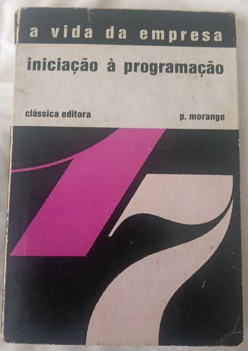 Iniciação à programação - Livro Antigo de 1969 de P Morange