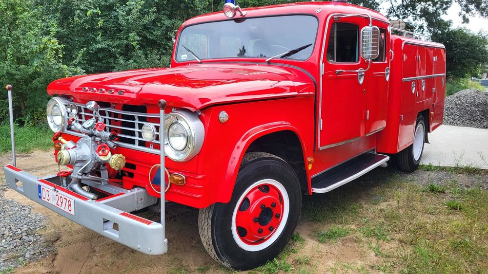 DODGE D500  WÓZ STRAŻACKI Samochód Specjalny Pożarniczy Dodge D500 fvat 23%