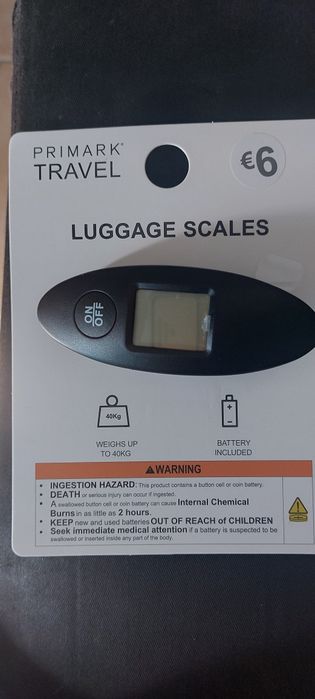 Balança de bagagem nova com etiqueta 6 €