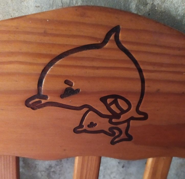 Cama de madeira para Bébe.