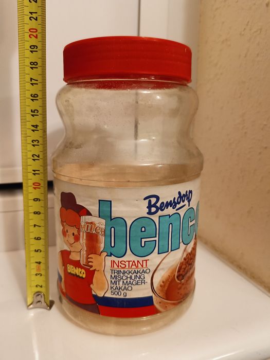 PRL dary z paczek NRD ddr Benco Kakao instant opakowanie vintage 80 te