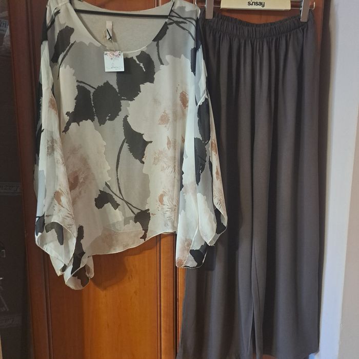 komplet damski włoski plus size