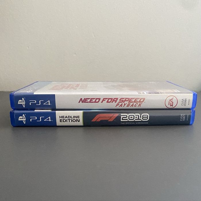 Need for Speed Payback e F1 2018 Ps4