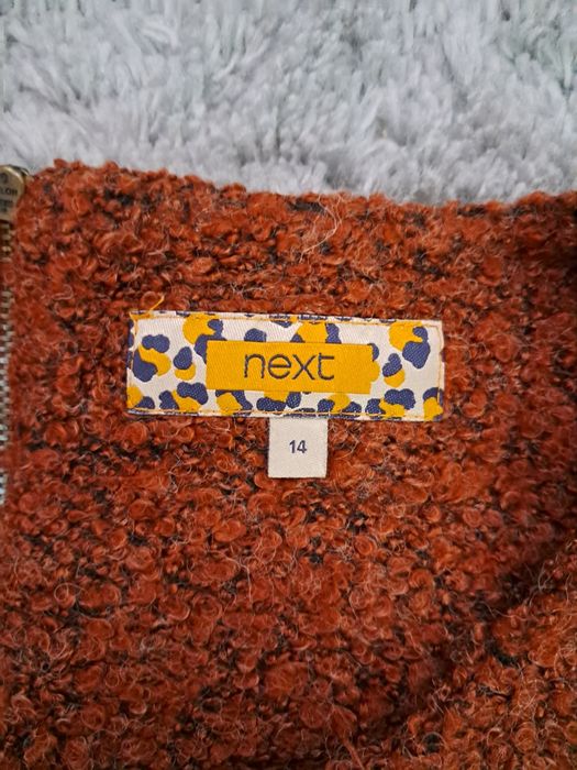 Piękny brązowy sweter ciepły next 40 42