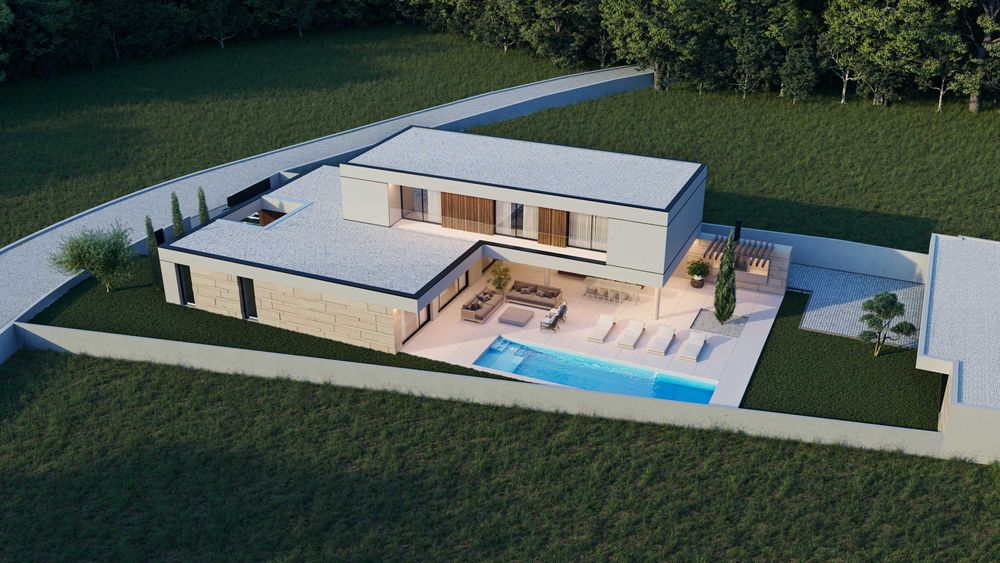 Terreno com Projeto Aprovado 1200m² , MIRA MAIA — Vilar De Pinheiro, Porto