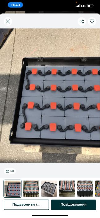 Акумулятор на погрузчик новий,акб на навантажувач,бу,ремонт,лом