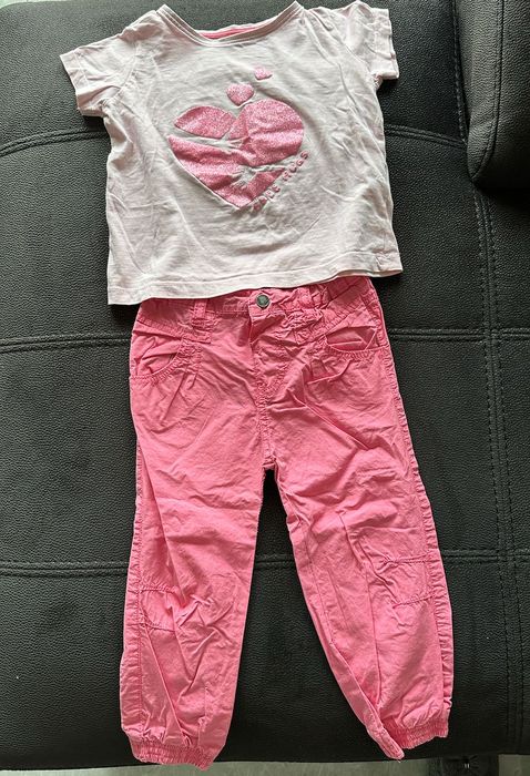 Calças Rosa + T'Shirt (3 Anos)