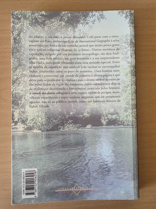 Livro "A Cidade dos Deuses Selvagens" de Isabel Allende