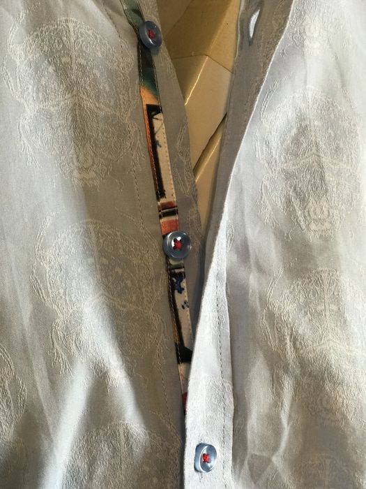 Claudio Lugli рубашка с принтом Жук скарабей (M)