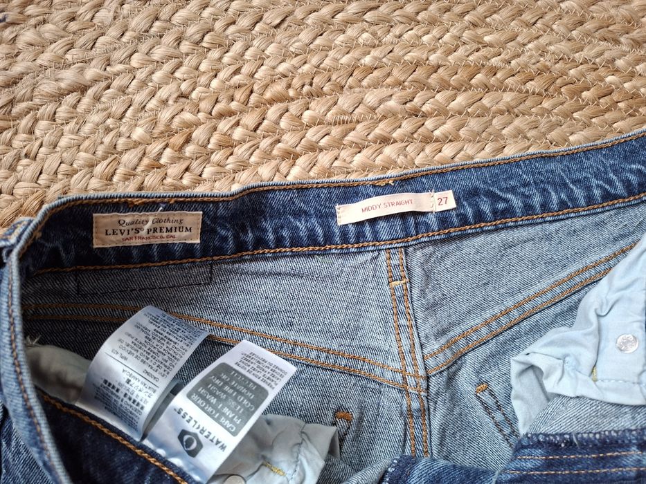 Spodnie jeansy  Levis 27x31 Middy Straight